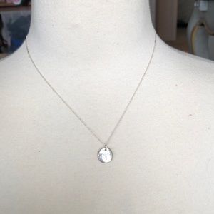 Tiffany & Co. silver “K” initial necklace